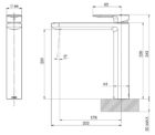 Ce790 Chercio Vessel Mixer Line Drawing