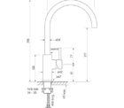 Faucet Pegasi M Sink Mix Curve 160 Specs