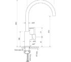 Faucet Pegasi M Sink Mix Curve 220 Specs