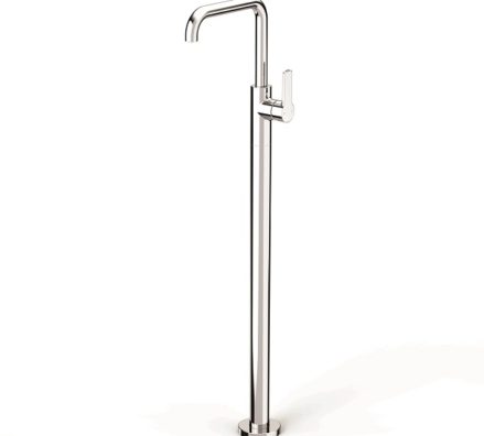 Faucet Zeos Floor Bath Mixer Square