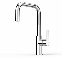 Faucet Zeos Sink Mixer Square Pullout1