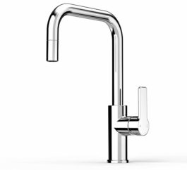 Faucet Zeos Sink Mixer Square Pullout1