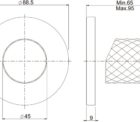 Fima Spillo Tech F3033 1xcr Technical Drawing 1