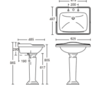 Birmingham Basin Pedestal Specs