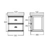 Stafford Wall Hung Vanity Specsrheh