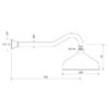 Cascade Swan Neck Shower Specs