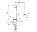 Cascade Swivel Basin Mix 30563 Specs