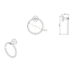 Abey Guest Towel Holder Specs