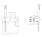 Abey Poco Shower Mixer Diveter Specs