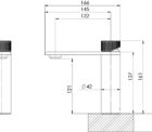 117 7700 Axia Basin Mixer Line Drawing