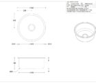 Clovelly Round Sink Specs